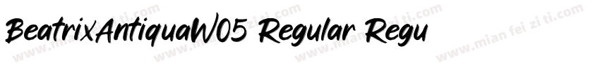 BeatrixAntiquaW05 Regular Regular字体转换